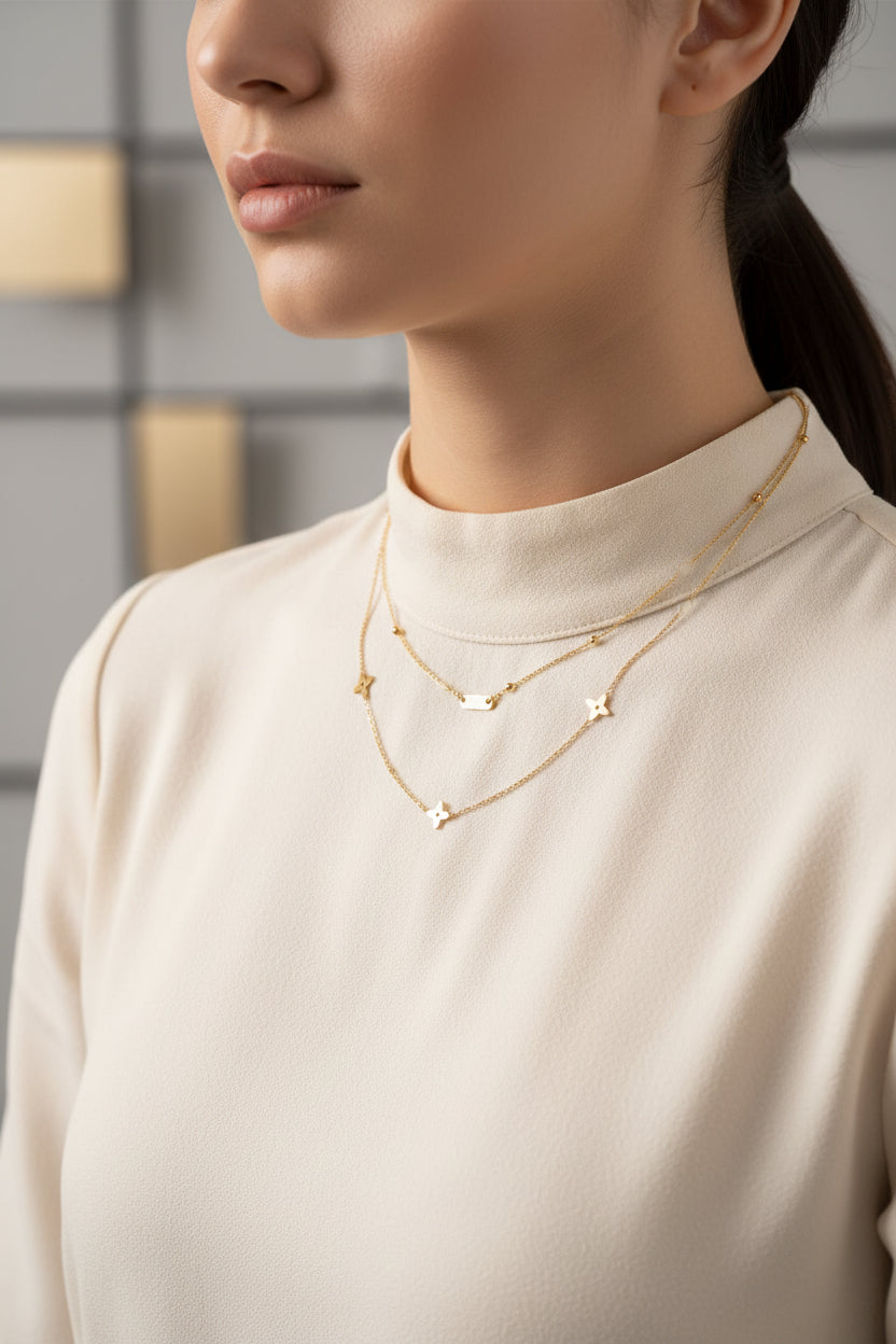 Gold And Silver Necklaces for Girls And Women