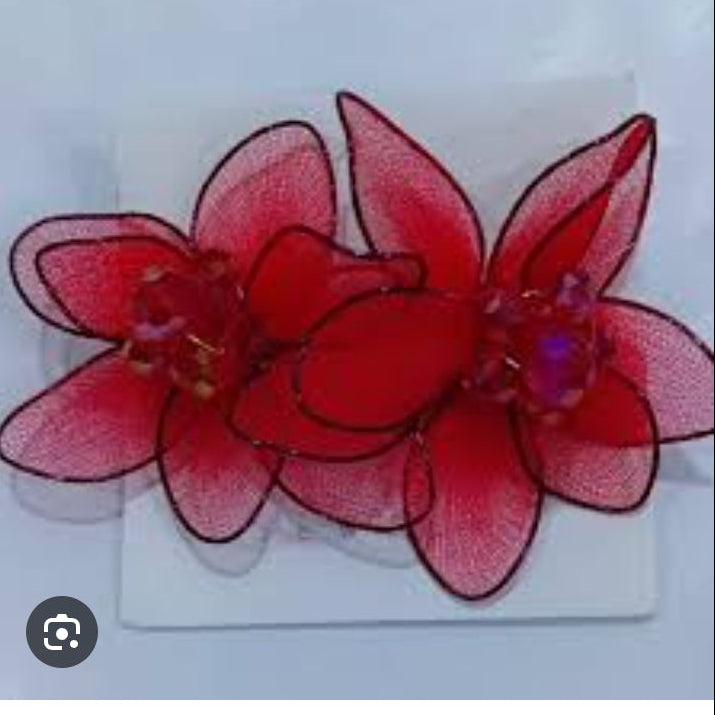 Elegant Rose Earrings