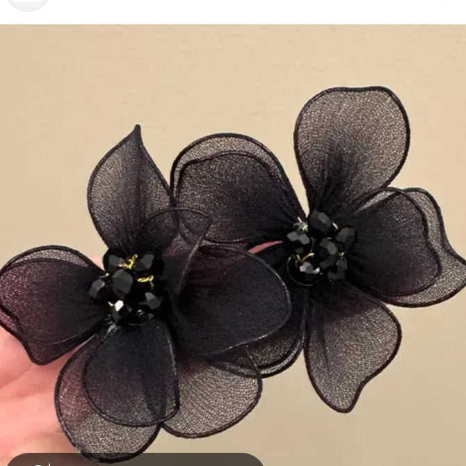 Elegant Rose Earrings