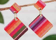Handmade Ethnic Style Acrylic Stud Earring